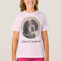 Peinture de linge bluetick - mignon chien original