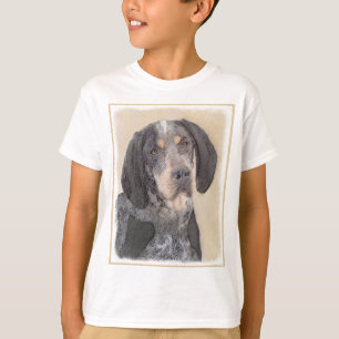 T-shirt Peinture de linge bluetick - mignon chien original
