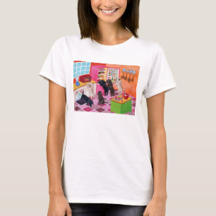 T-shirt Peinture de partie de cuisine de Labrador