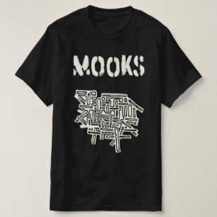T-shirt Peinture de patch de bloc Mooks