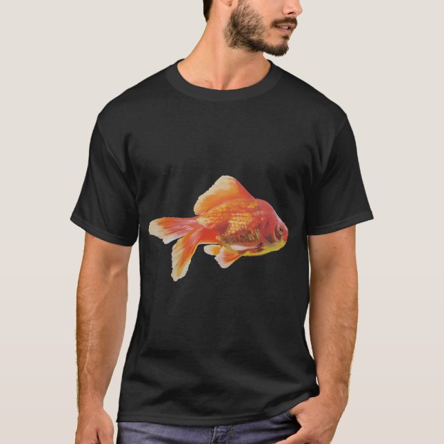 T-shirt Peinture de poisson rouge - sans fond (Devant)