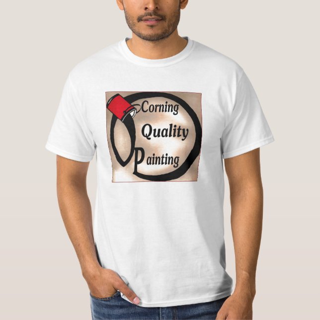 T-shirt Peinture de qualité de Corning (Devant)
