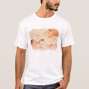 T-shirt Peinture de roche des chevaux, c.17000 AVANT JÉSU