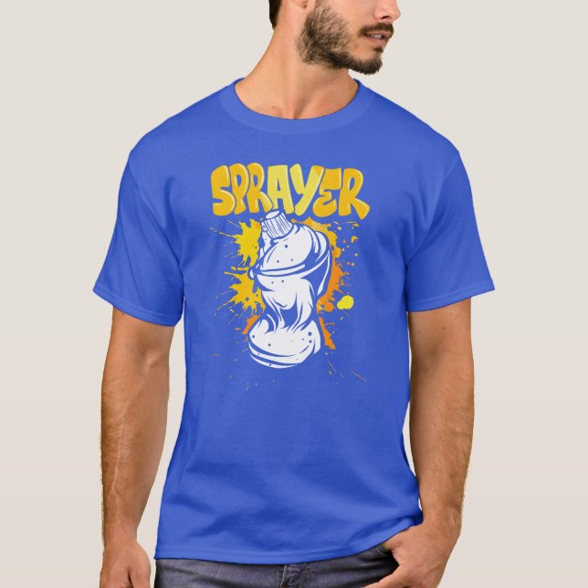 T-shirt Peinture de style urbain ami (Devant)