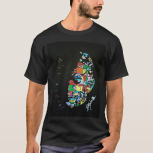 T-shirt Peinture de Synesthesia de Hellraiser de tête