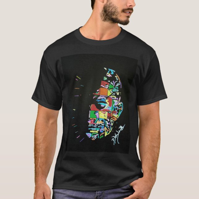T-shirt Peinture de Synesthesia de Hellraiser de tête (Devant)