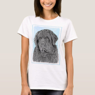 T-shirt Peinture de Terre-Neuve - Cute Original Chien Art