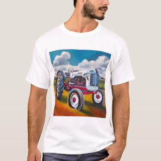 T-shirt Peinture de tracteur vintage - Cadeau pour les ama