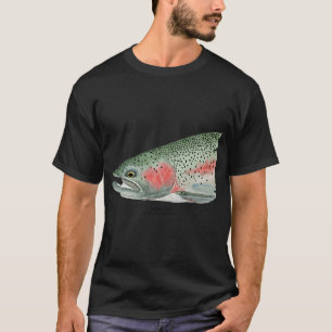 T-shirt Peinture de truite arc-en-ciel