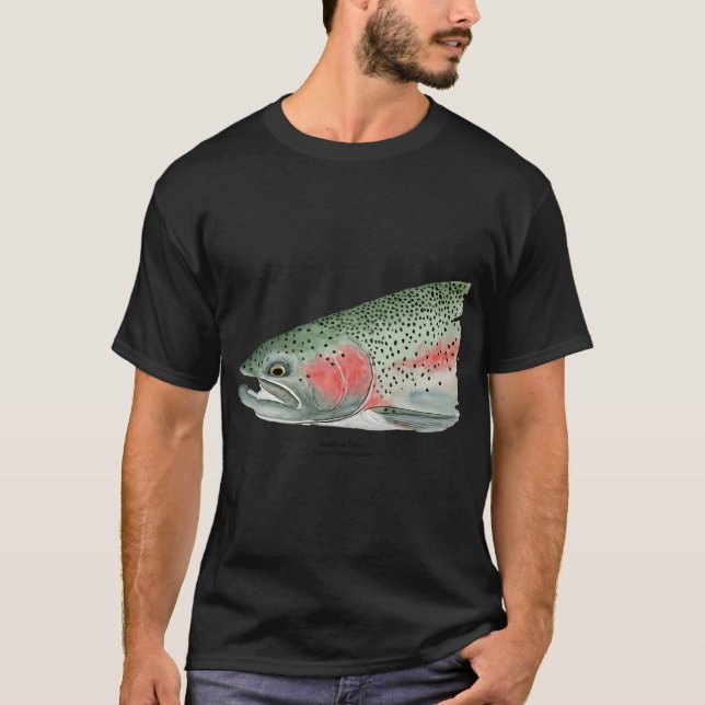 T-shirt Peinture de truite arc-en-ciel (Devant)