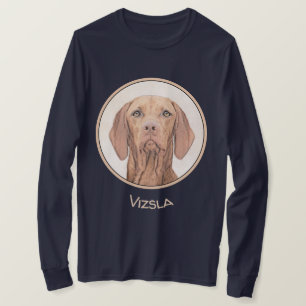 T-shirt Peinture de Vizsla - Cute art original de chien