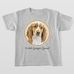 T-shirt Peinture de Welsh Springer Spaniel - Art canin ori