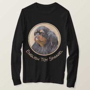 T-shirt Peinture d'Epagneul Nain Anglais Art Animalier Ori