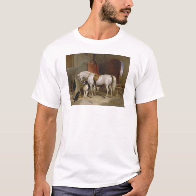T-shirt Peinture des favoris (Devant)