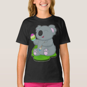 T-shirt Peinture des oeufs de Pâques de Koala