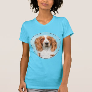 T-shirt Peinture d'espagnol Welsh Springer - Art original 