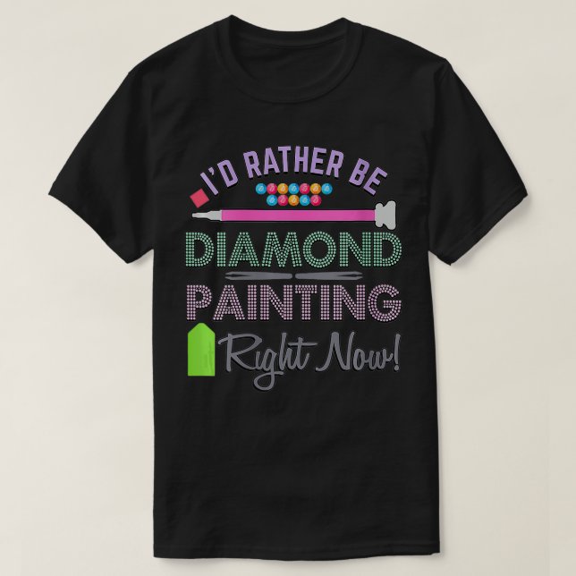 T-shirt Peinture Diamond Dia Dia (Design devant)