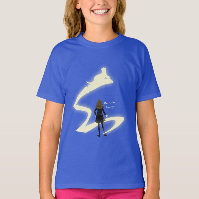 T-shirt Peinture du Patronus d'Hermione Granger (Devant)