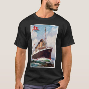 T-shirt Peinture du Titanic White Star Line