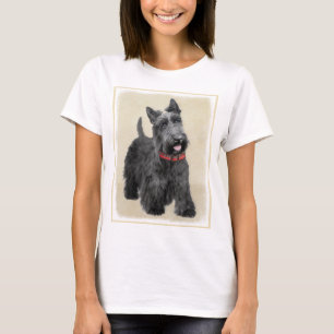 T-shirt Peinture écossaise Terrier - Cute Original Chien A