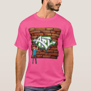 T-shirt Peinture en spray de graffiti peut danser l'art bé