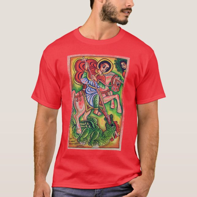 T-shirt Peinture éthiopienne d'église - Kidus Gebreal (Devant)