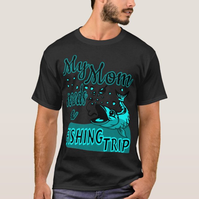 T-shirt Peinture expressionniste d'un chat pêcheur (Devant)