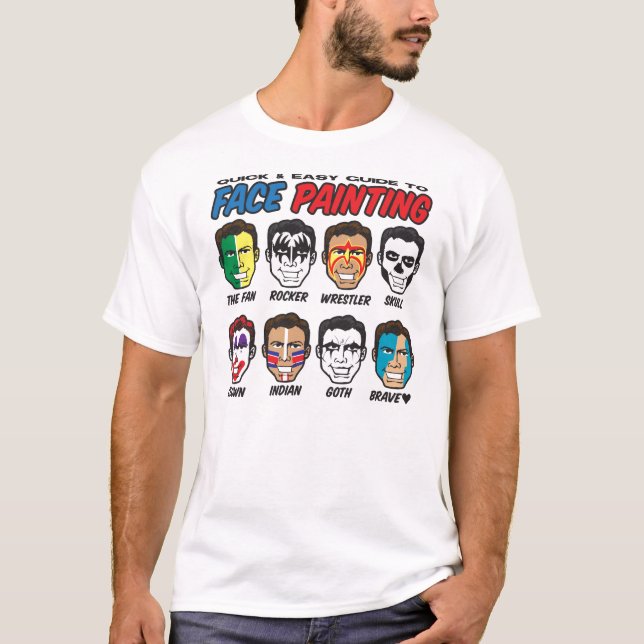 T-shirt Peinture faciale (Devant)