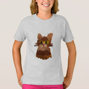 T-shirt Peinture Funky Doigt d'un Tee - shirt de visage de
