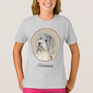 T-shirt Peinture Havanaise (Gold Sable) - Art Chien origin