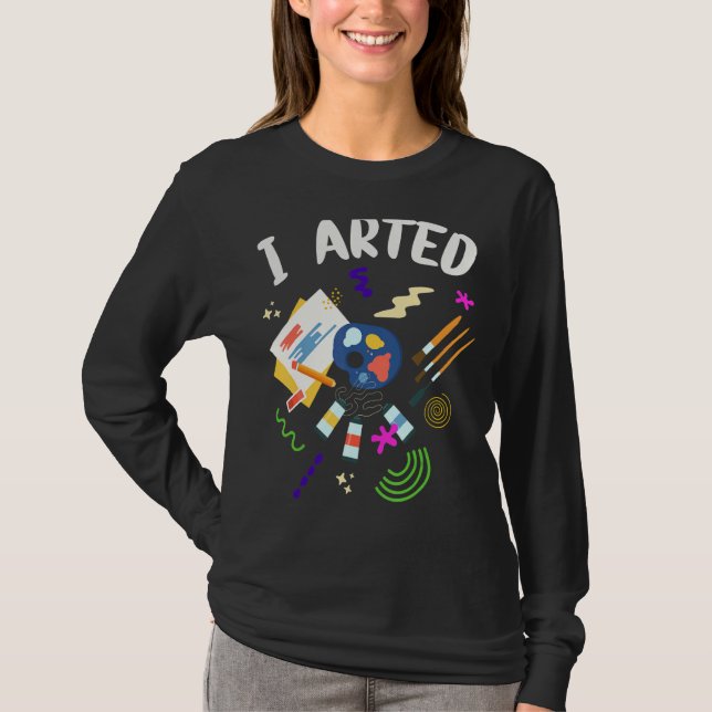 T-shirt Peinture I Art (Devant)