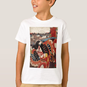 T-shirt Peinture japonaise vintage - acteur de Kabuki