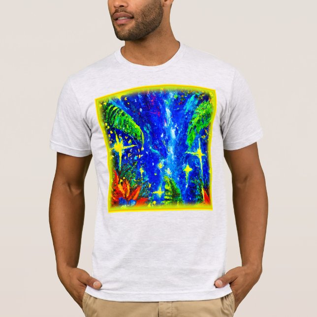 T-shirt Peinture Jungle Stars. Commandez dès maintenant  (Devant)