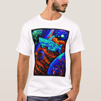 T-shirt Peinture légère noire 3