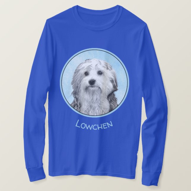 T-shirt Peinture Lowchen - Cute Original Chien Art (Design devant)