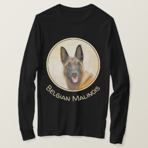 T-shirt Peinture malinoise belge - Beau art original de ch