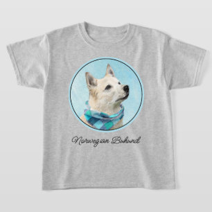 T-shirt Peinture norvégienne Buhund - jolie art original c