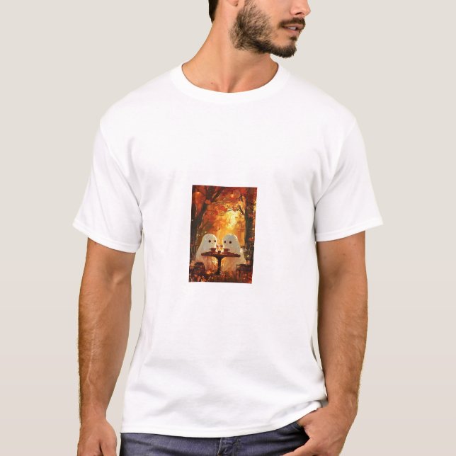 T-shirt Peinture numérique à l'huile de rendez-vous fantom (Devant)