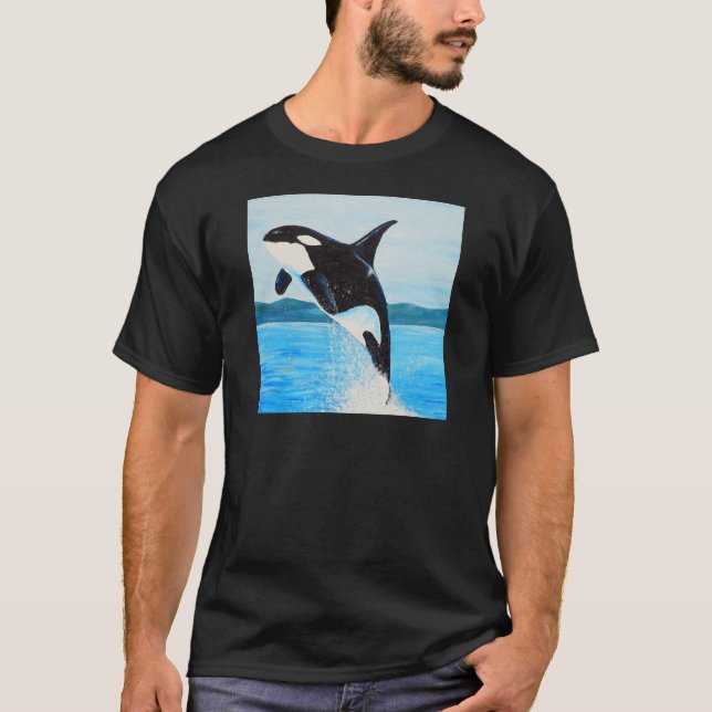 T-shirt Peinture Orca (Devant)