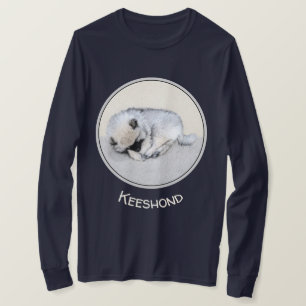 T-shirt Peinture originale de Chien à chiot dormant