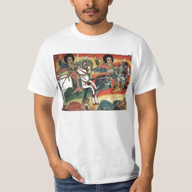T-shirt Peinture orthodoxe éthiopienne d'église de (Devant)