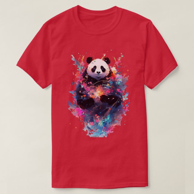 T-shirt Peinture Panda (Design devant)