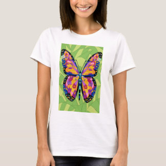 T-shirt Peinture papillon abstraite