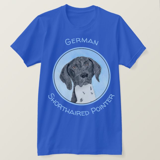 T-shirt Peinture pointeur germanique - Art original (Design devant)