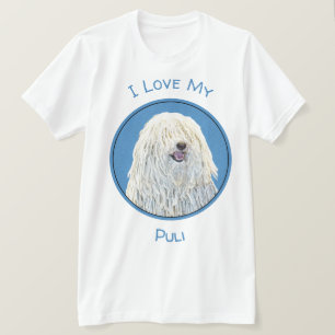 T-shirt Peinture Puli - Cute Original Chien Art