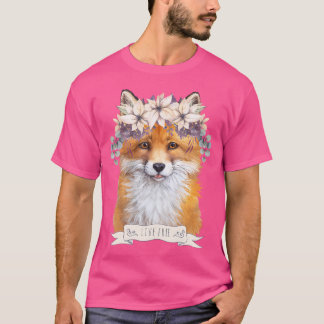 T-shirt Peinture Red Fox en direct