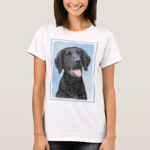 T-shirt Peinture Retriever recouverte de boue - Art Chien