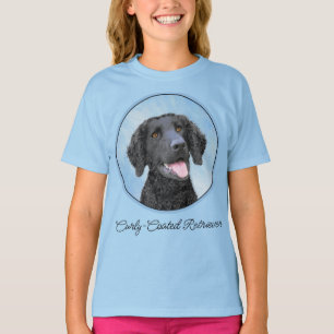 T-shirt Peinture Retriever recouverte de boue - Art Chien