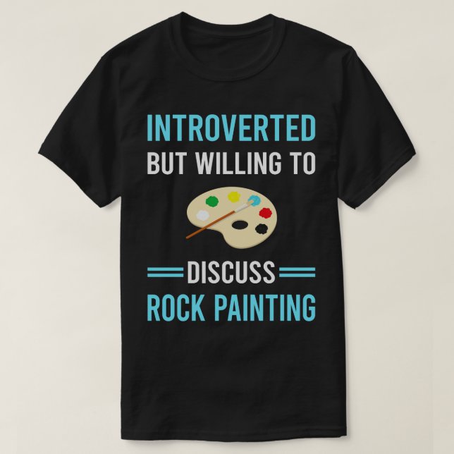 T-shirt Peinture rock introduite (Design devant)