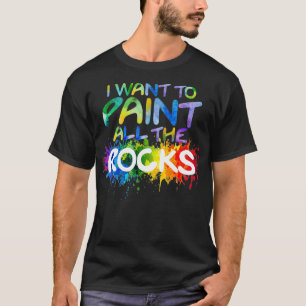 T-shirt Peinture Rock Jeune Artiste Je Veux Peindre Tous L